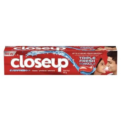 Closeup Everfresh + Red Hot Triple Fresh Formula Toothpaste 80g