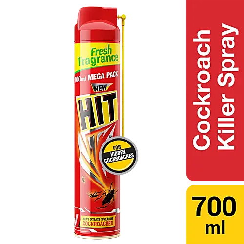 Hit Cockroach Killer Spray (Liquid) (Fresh Fragrance)  (700 ml)