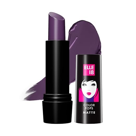 Elle 18 Color Pop Matte Lip Color|| W16|| Soaked Grape|| 4.3 g