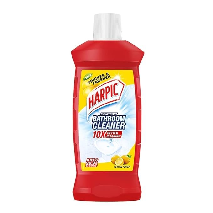 Harpic 1 Litre - Lemon, Bathroom Cleaner Liquid