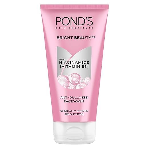 POND'S Bright Beauty Anti-Dullness & Brightening Facewash With Niacinamide | For Glass-Skin Like Shine And With 4X Visibly Brighter Skin 200 gm