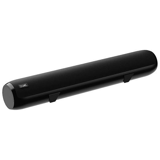 boAt Aavante Bar 610 Bluetooth Soundbar with 25W RMS Signature Sound, 2.0 Channel with Dual Passive Radiators, Upto 6 Hours Playback & Multi Connectivity(Charcoal Black)