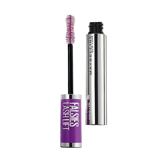 Maybelline New York Mascara, No Clumps, Transfer-proof, Volumizing, Falsies Lash Lift, Black, 8.6 ml