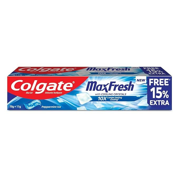 Colgate MaxFresh Toothpaste, Blue Gel Tooth Paste 80gm