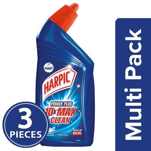 Harpic Disinfectant Toilet Cleaner Liquid, Original - 1 L (Pack of 2) | Kills 99.9% Germs