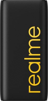 realme 200000 mAh Power Bank (Quick Charge 2.0, Power Delivery 2.0, 18W)  Black – Telecom Inox